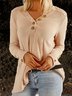 Wool/knitting Casual Regular Fit Blouses&shirts