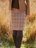 Tweed Geometric Skirts