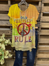 Casual Loosen T-shirt