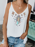 Floral Vacation Cotton Blends Tank & Cami