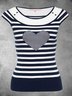 Vintage Fit Cotton-Blend Crew Neck Auto-Clearance