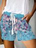 Cotton-Blend Floral Casual Auto-Clearance