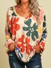 Cotton Blends Casual Blouses